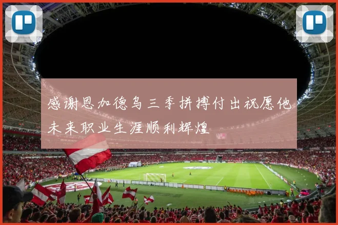感谢恩加德乌三季拼搏付出祝愿他未来职业生涯顺利辉煌